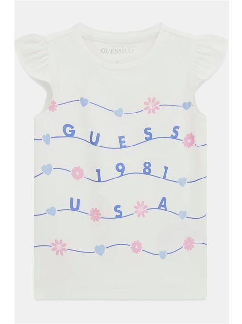 T-shirt effetto laminato GUESS | K6GI01K6YW4/G011